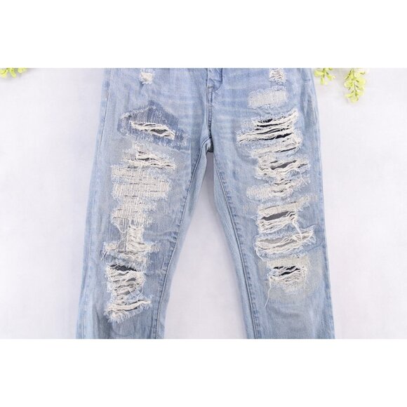 BlankNYC Women's Skinny Jeans Classique Distressed Medium Wash Size 27x30 - Picture 4 of 6